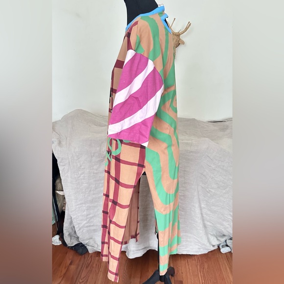 Marni Blue-Trim Label Top with Red Logo Altered Size M/L - Picture 2 of 5